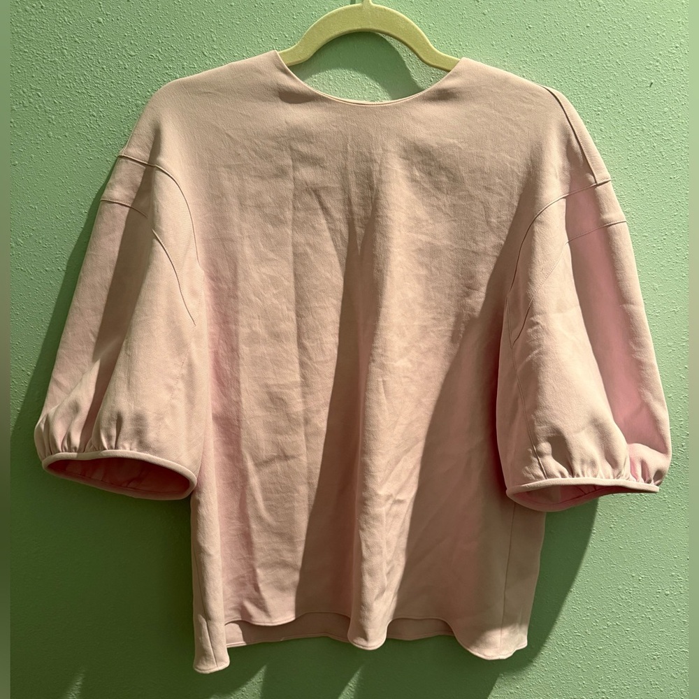 Tibi light pink blouse